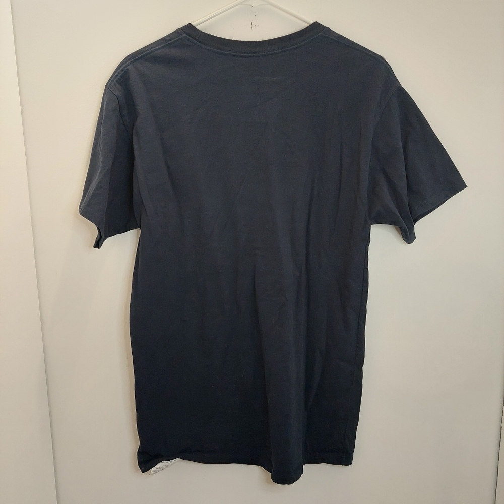 Champion Men's Size Medium Shirt Logo Short Sleeve Tee Blue Top - Picture 3 of 5
